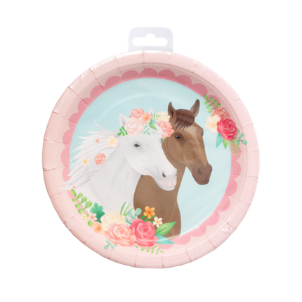 Assiettes Cheval 23cm 8pcs