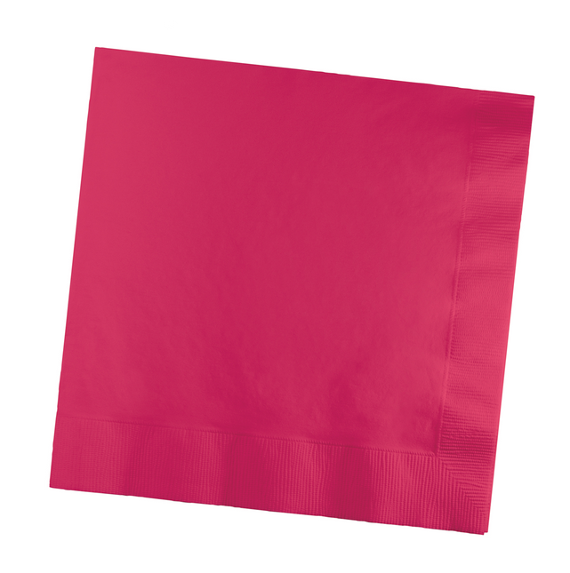 Serviettes Fuchsia 3 couches 41cm 25pcs