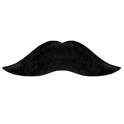 Fausse moustache noire grande