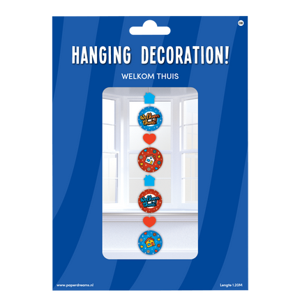 Décoration suspendue Welcome Home 120cm