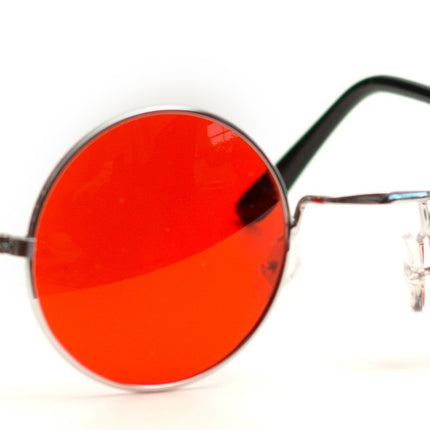 Lunettes hippies rouges