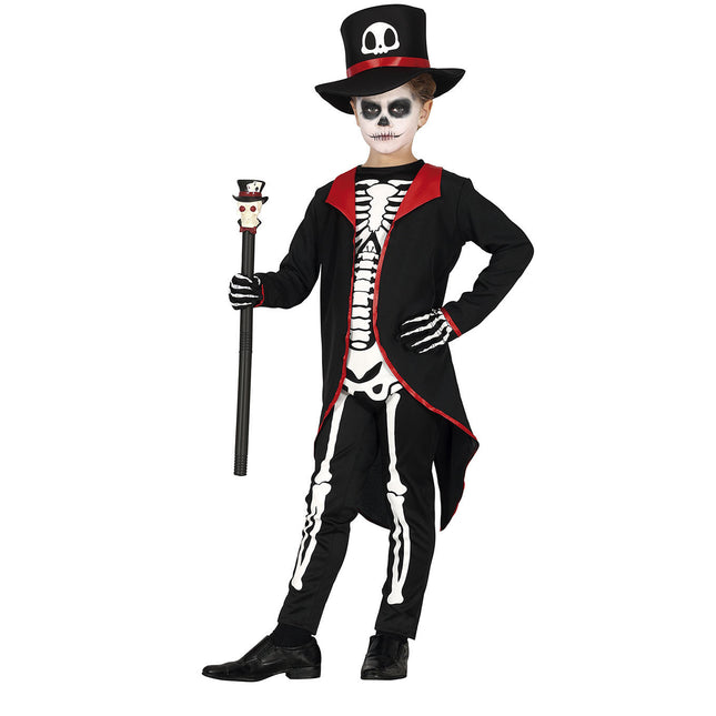 Costume d'Halloween Squelette Élégant Enfant
