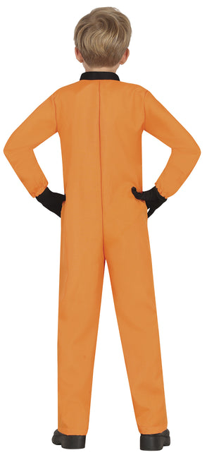 Combinaison d'astronaute orange enfant