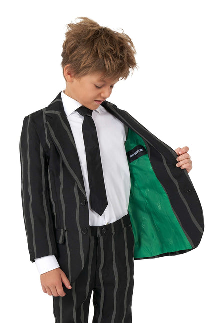 Costume noir à rayures Garçon <tc>Suitmeister</tc>
