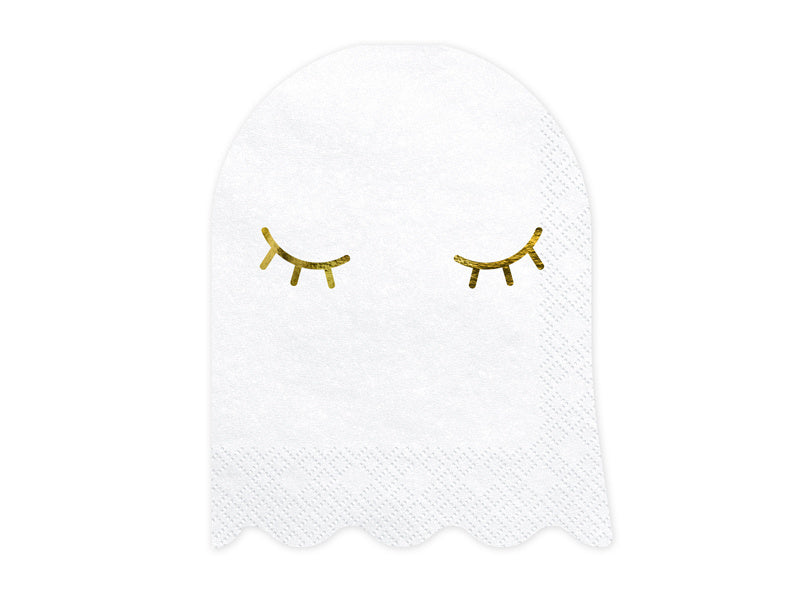 Serviettes de table Halloween Fantôme 28cm 20pcs