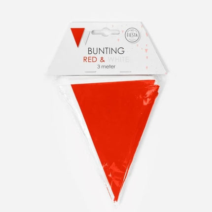 Guirlande Rouge Blanc 3m