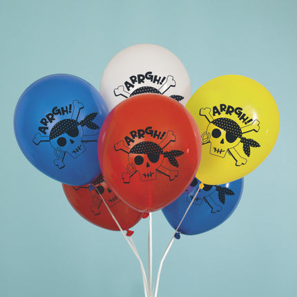 Ballons Pirate Arrgh 30cm 8pcs