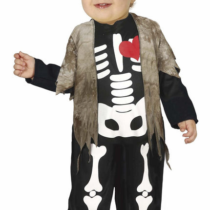 Costume d'Halloween Bébé Squelette
