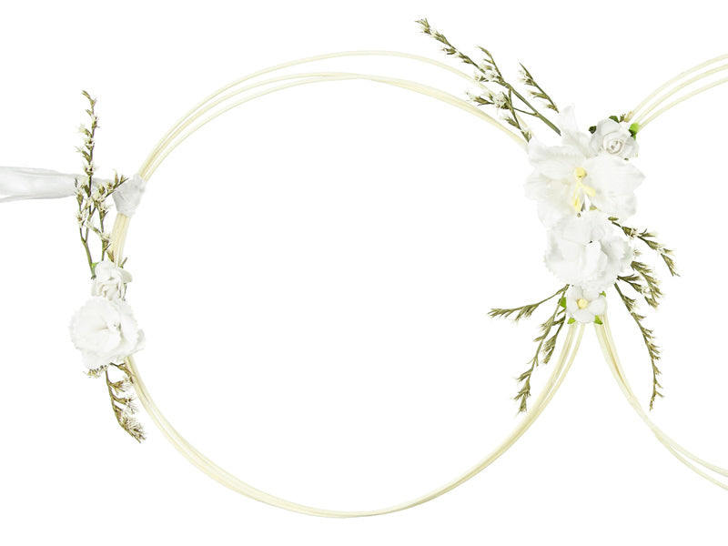 Décoration de voiture Mariage Blanc