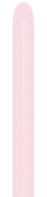 Ballons à modeler Nozzle Up Pastel Matte Pink 5cm 152cm 50pcs
