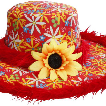 Chapeau rouge Ibiza Tournesol