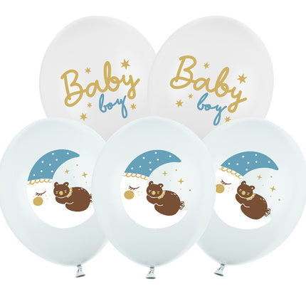Baby Balloons Blue 30cm 6pcs