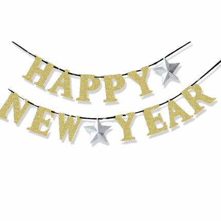 Guirlande de lettres de bonne année 3.6m