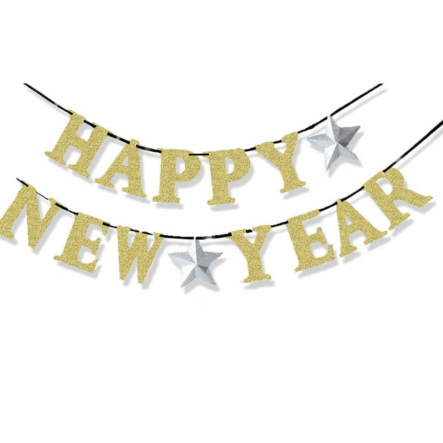 Guirlande de lettres de bonne année 3.6m