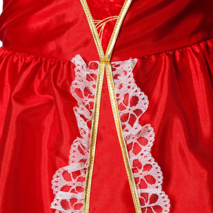 Robe médiévale rouge