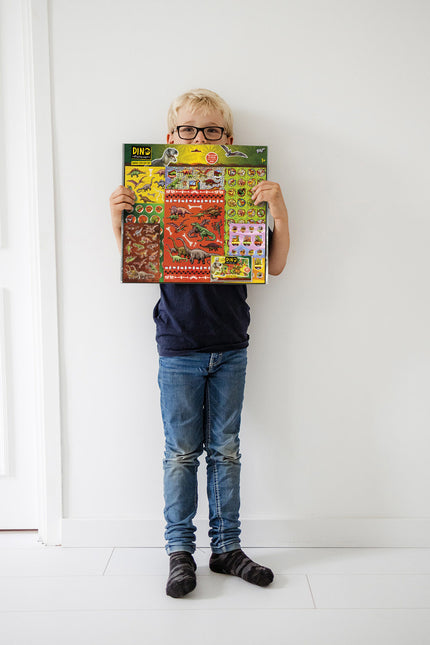 Jeu d'autocollants Dino grand format