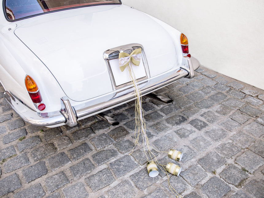 Ensemble de décoration de voiture Arcs de mariage
