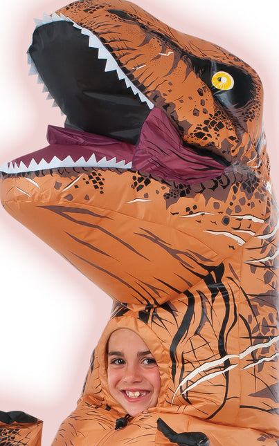 Combinaison Dino Trex gonflable pour enfant
