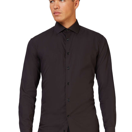 Chemise noire hommes <tc>OppoSuits</tc>