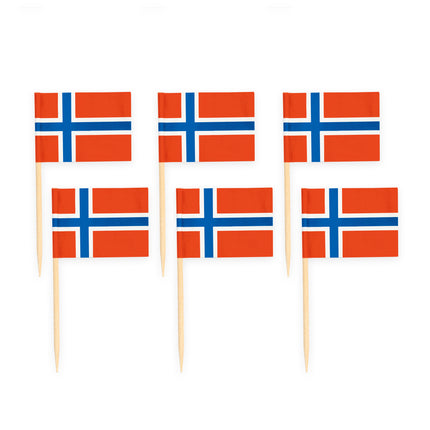 Bâtonnets à cocktail Norvège 8cm 50pcs