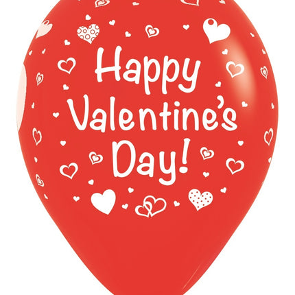 Ballons Happy Valentines Day Mix 30cm 25pcs