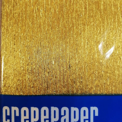 Papier crépon Or 50cm 1.5m