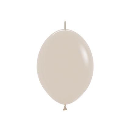 Ballons de baudruche sable blanc 15cm 50pcs