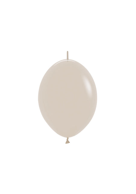 Ballons de baudruche sable blanc 15cm 50pcs