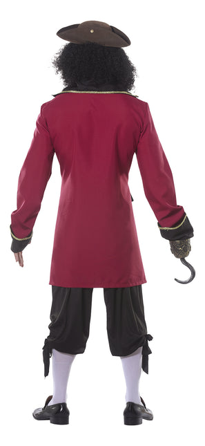 Costume pirate Rouge Bordeaux Hommes