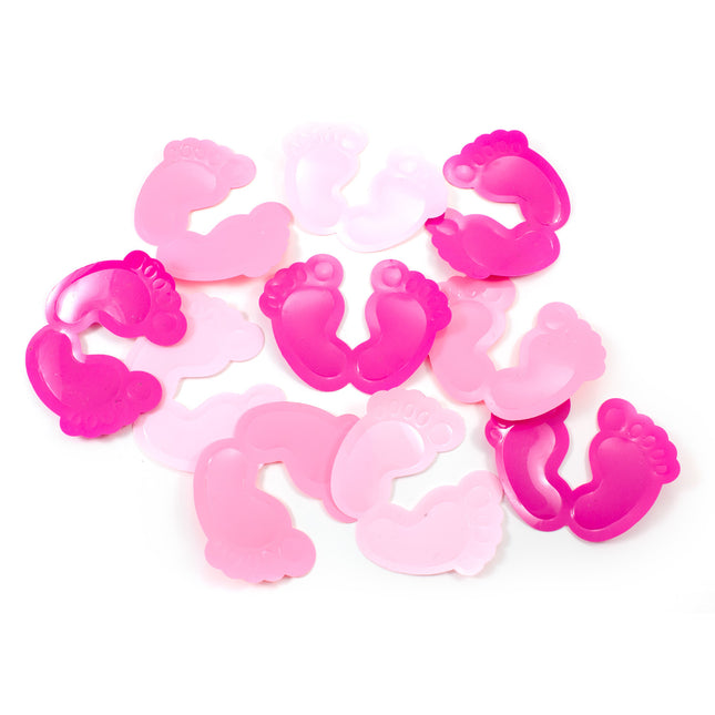 Confetti de naissance Pieds de fille XL 8.5cm