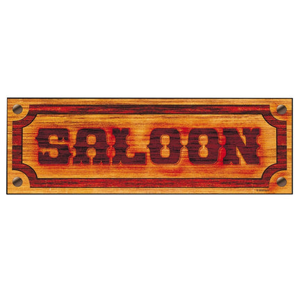 Plaque de porte Saloon