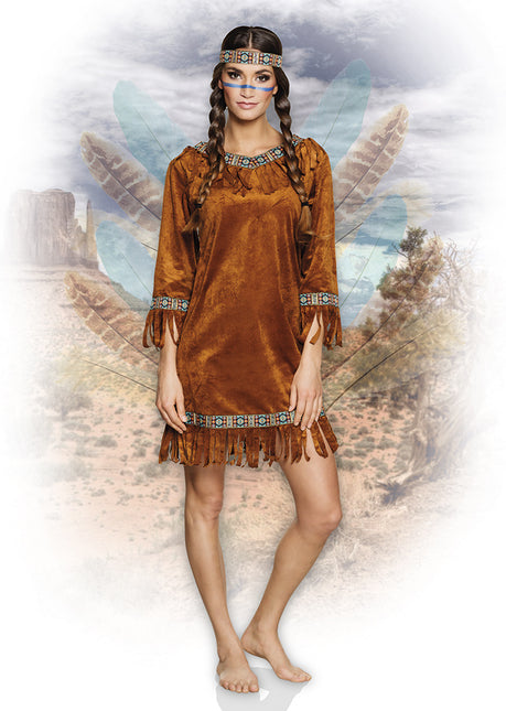Robe indienne marron M