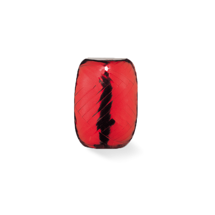 Ruban rouge métallisé 5mm 20m
