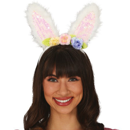Diadème Lapin Paillettes