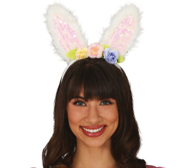 Diadème Lapin Paillettes