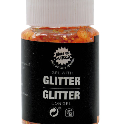 Gel pailleté orange 20g