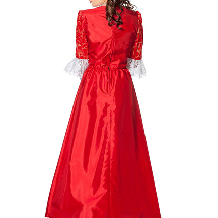 Robe médiévale rouge