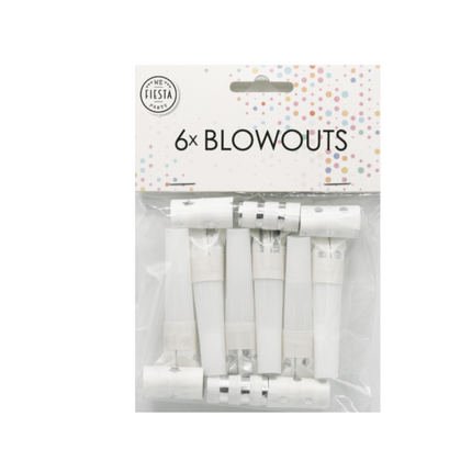 Languettes à rouleaux Argent 6pcs
