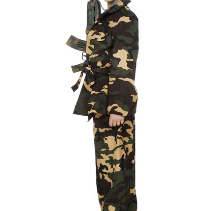 Costume de l'armée Garçon vert