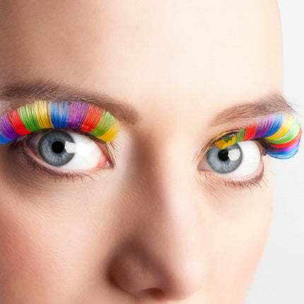 Faux cils arc-en-ciel 2 pièces