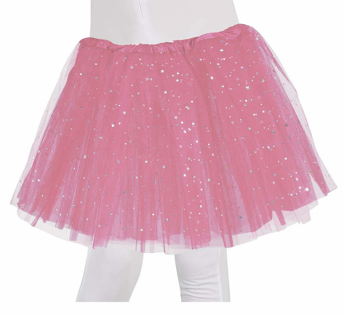 Tutu rose étoiles 30cm