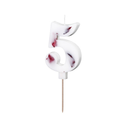Pétales de bougie de 5 ans 8cm