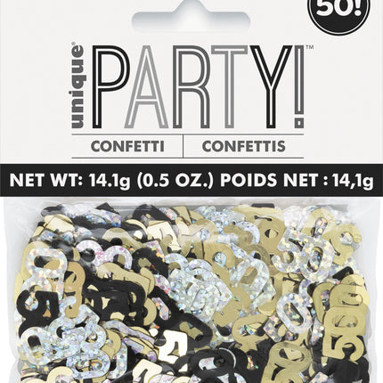 Sac de confettis 50 ans 14gr