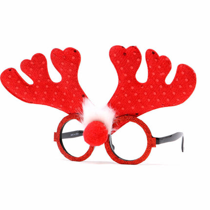 Lunettes de Noël Renne Rouge