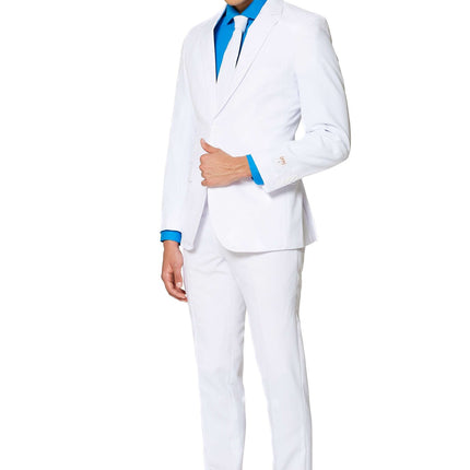 Hommes en costume blanc <tc>OppoSuits</tc>
