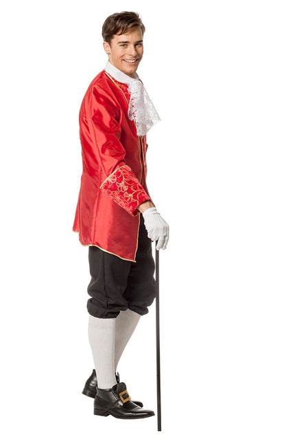 Marquis Costume Luxe Rouge Noir