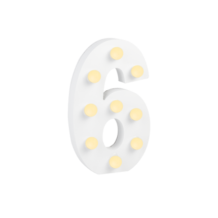 6 figures lumineuses 16.5cm