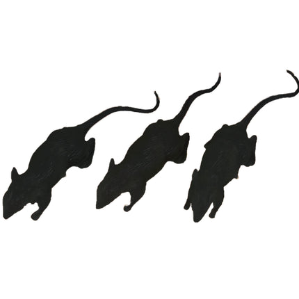Décoration de table Rats 6cm 3pcs