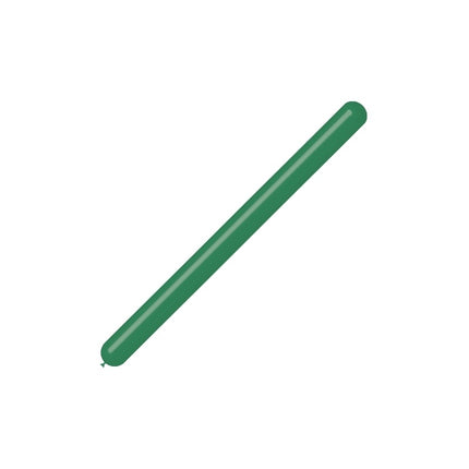 Ballons à modeler vert foncé 7.5cm 150cm 100pcs