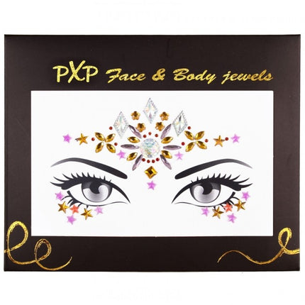 PXP Face Sticker Bijoux de visage Princesse Étoile